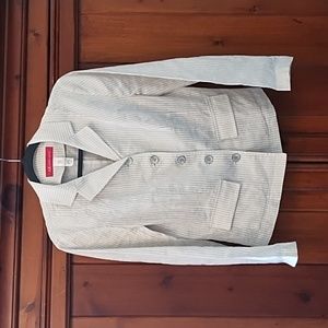 Anne Klein summer weight pinstripe blazer size S